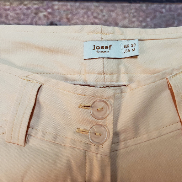 Women's Josef Hemme Capri Pants Sz M | Peach - Picture 4 of 6